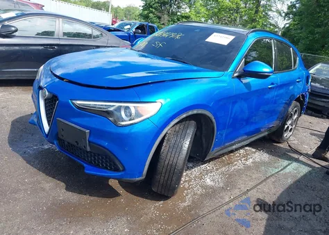 2018 Alfa Romeo Stelvio Ti Sport Awd from USA, damaged, VIN ZASFAKNN2J7B95719